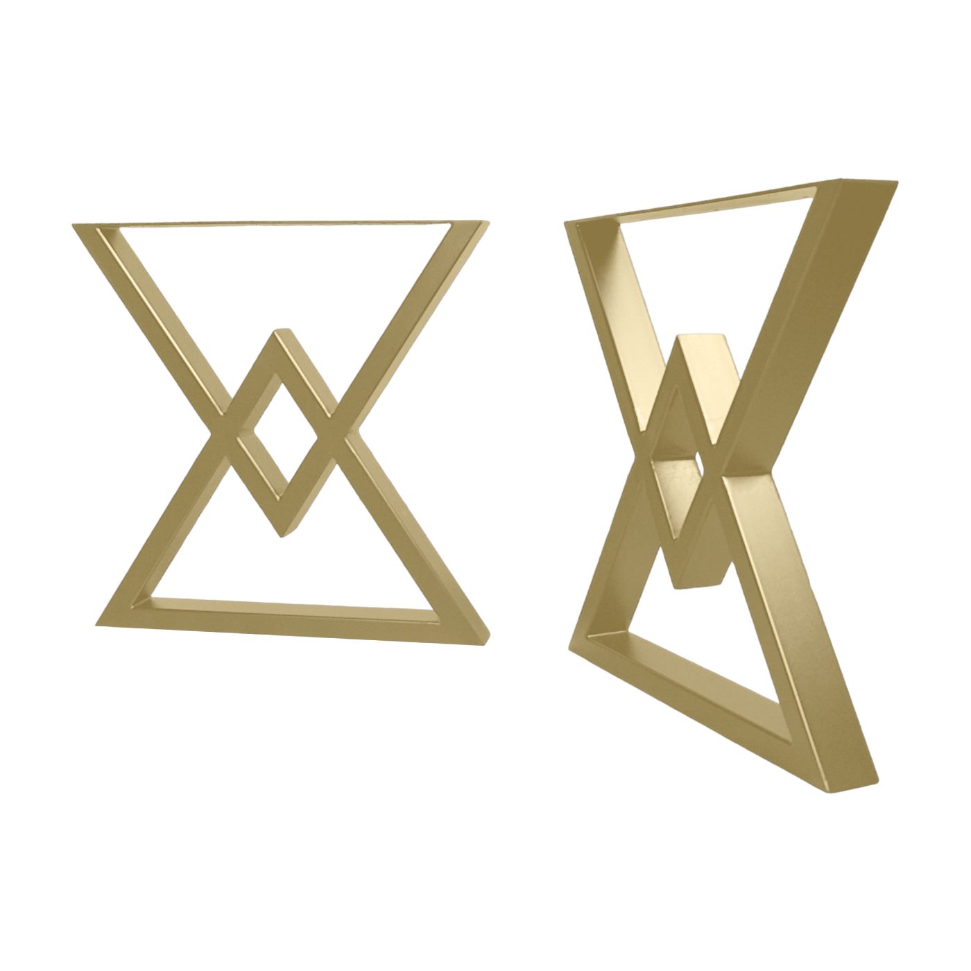 Pieds de Table Modernes Double V – Modèle PMX17