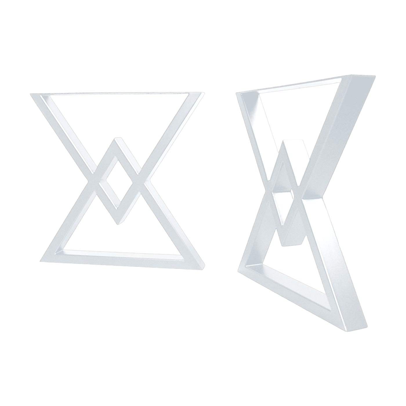 Pieds de Table Modernes Double V – Modèle PMX17