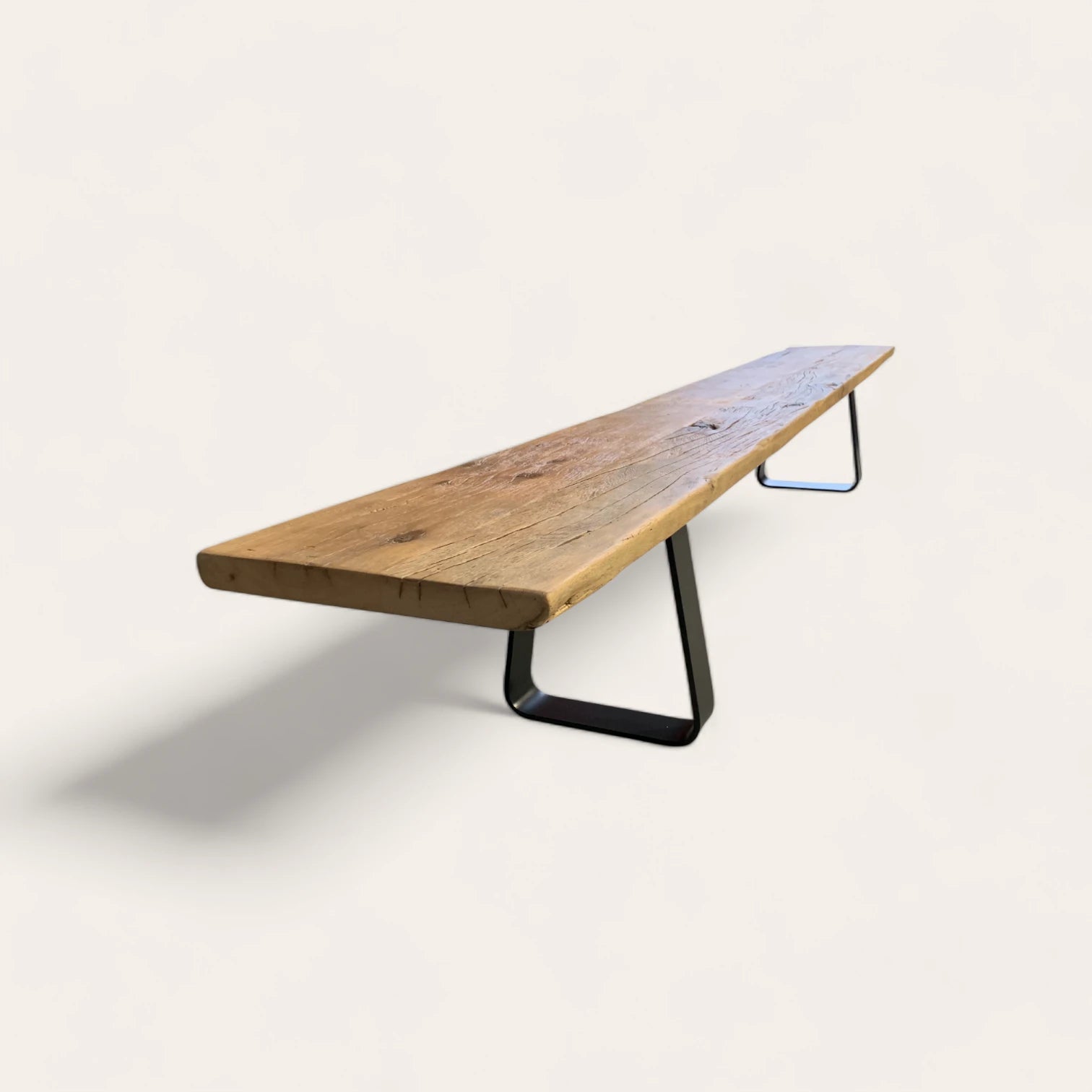 Banc Bellante en vieux chêne