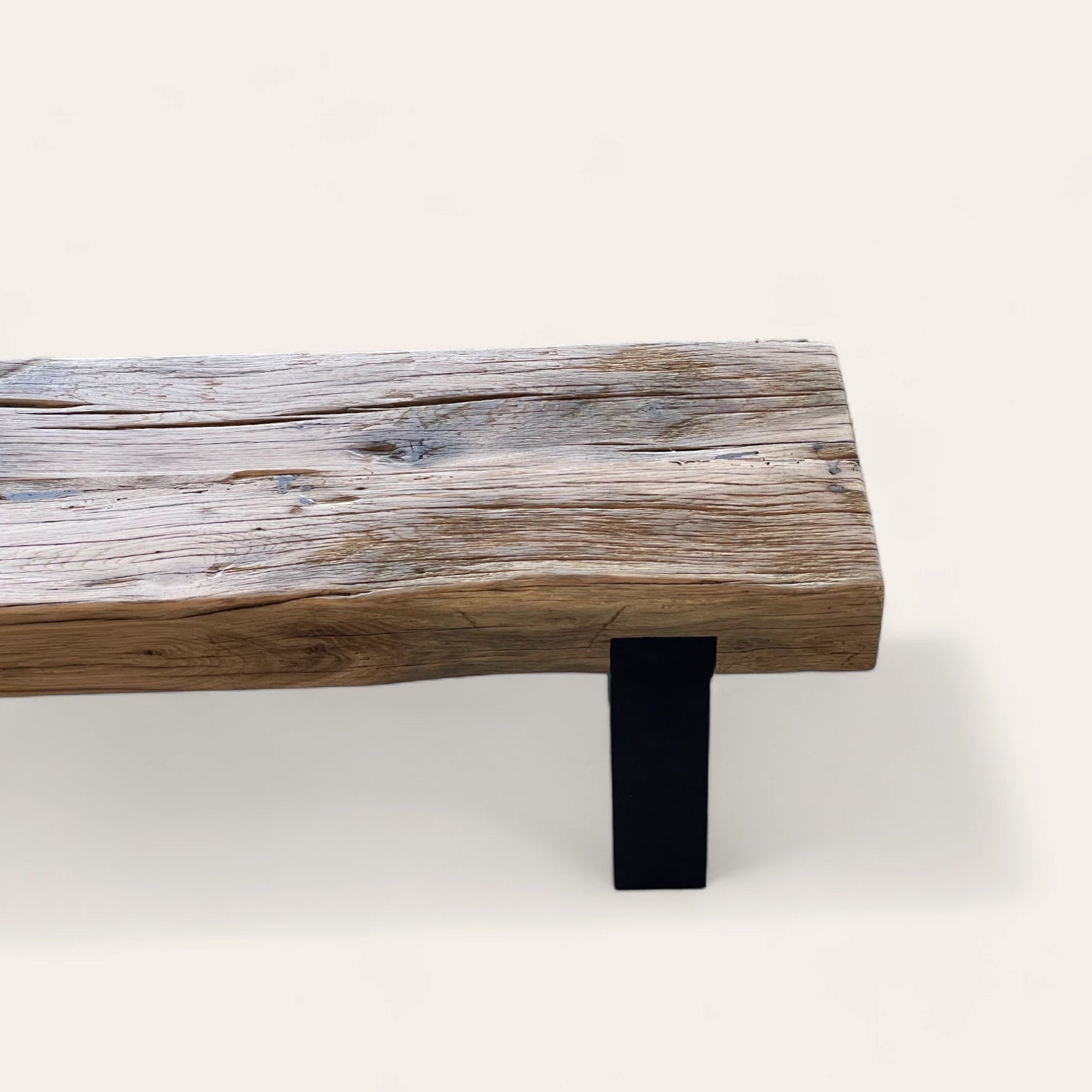 Banc Ravello en poutres de vieux chêne