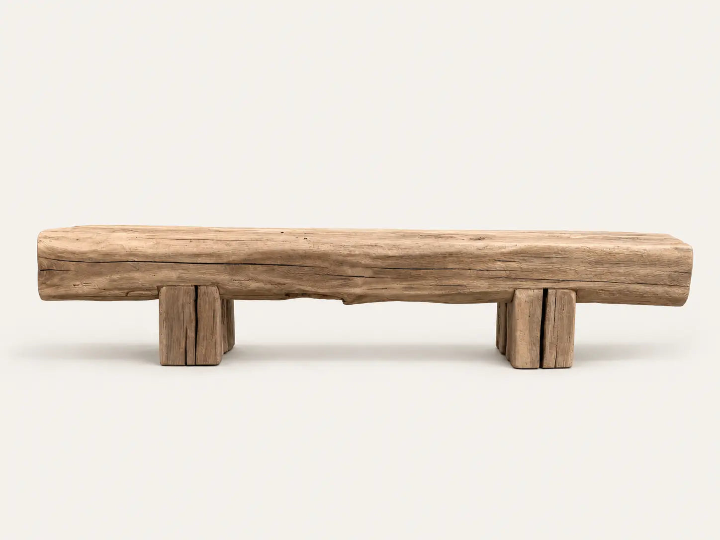 Banc Fermette en vielles poutres de chêne