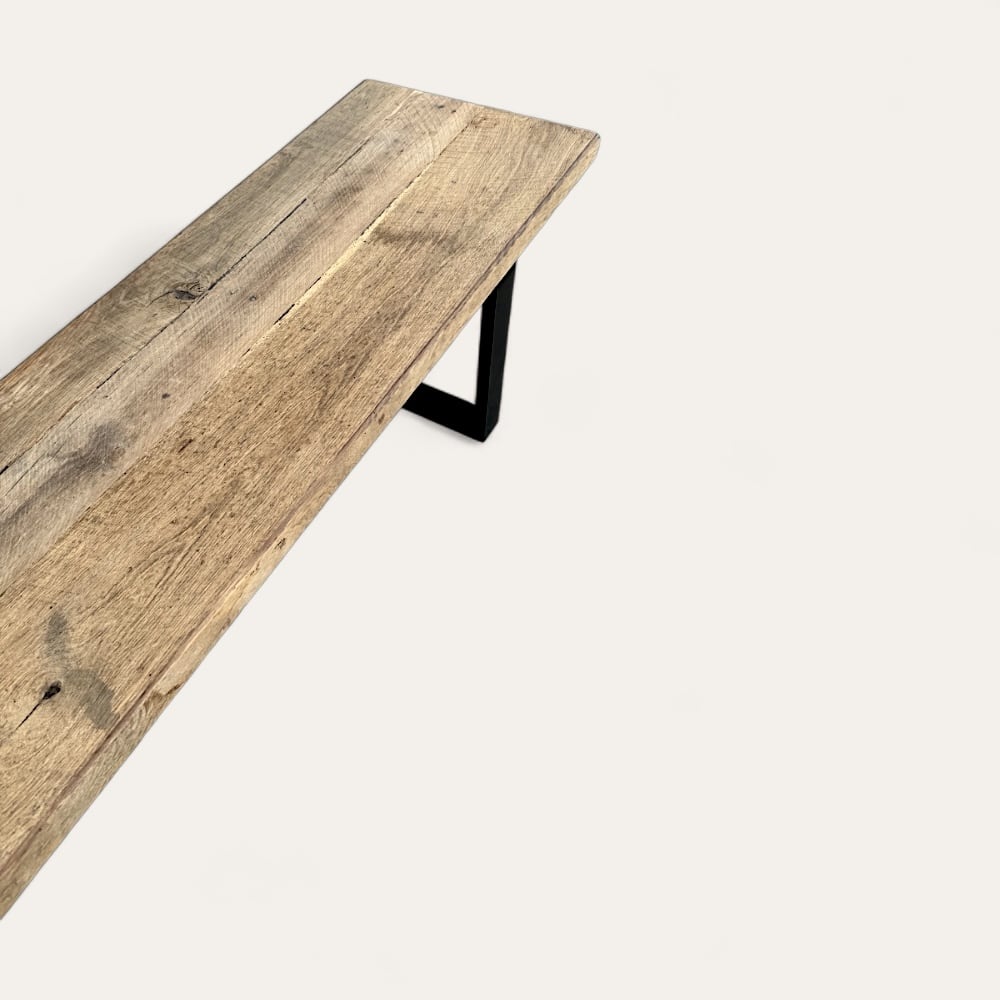 Banc Toscane en vieux chêne