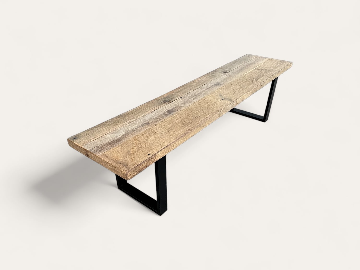 Banc Toscane en vieux chêne