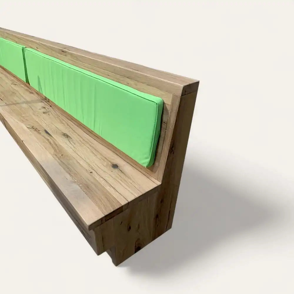 Banc Bistro en vieux chêne massif