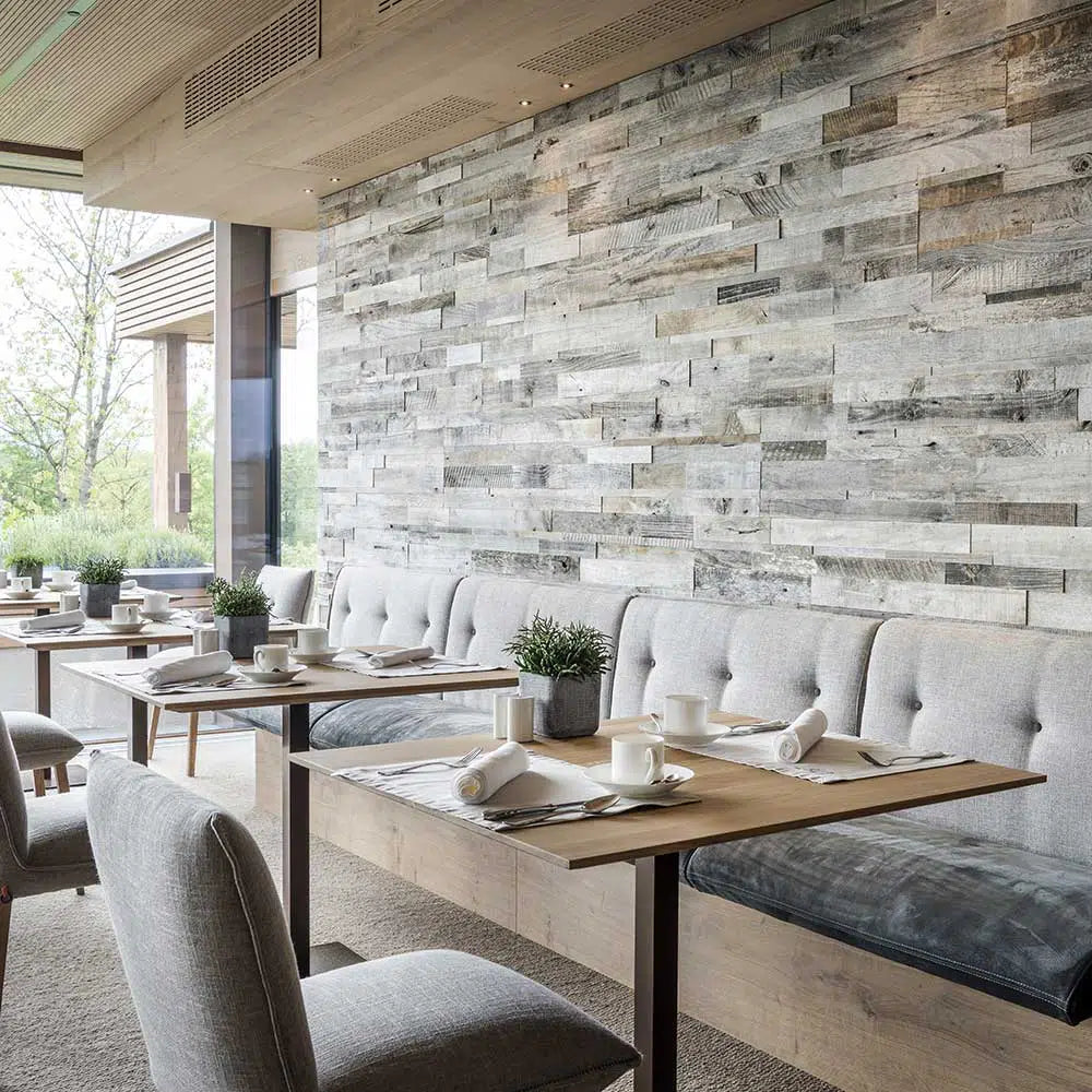 Bardage en vieil Aulne argenté