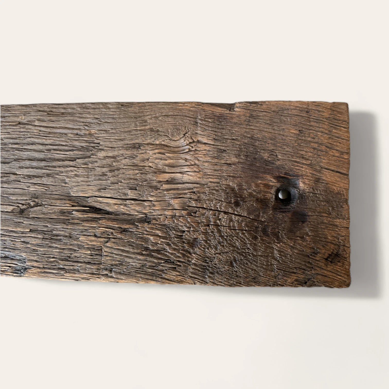 Étagère en fond de wagon Ferro brossée