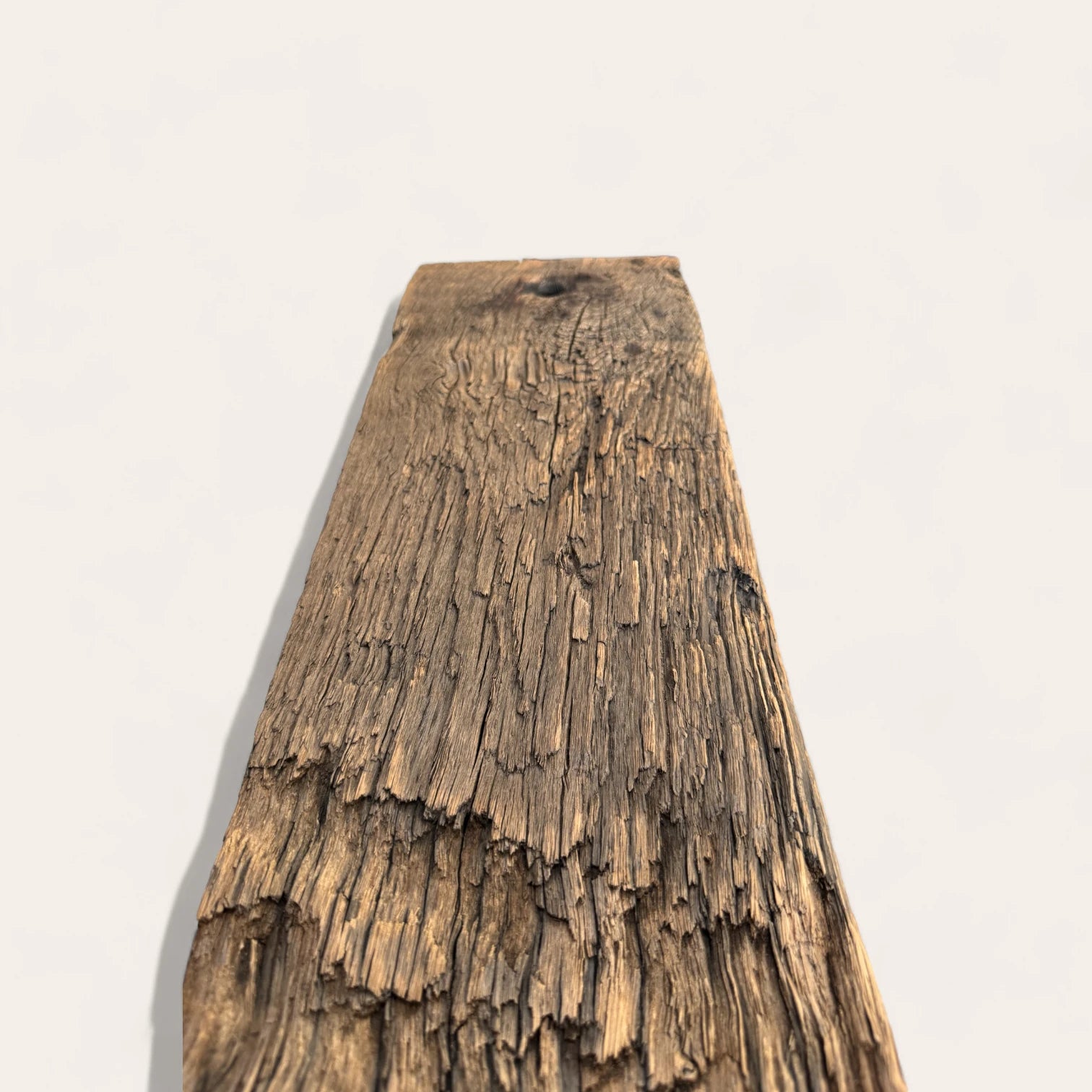 Étagère en fond de wagon Ferro brossée