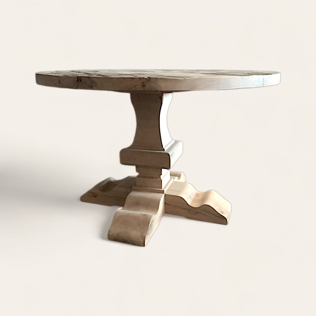 Pieds Sculptés en Bois Massif pour Tables – Modèle PBS12