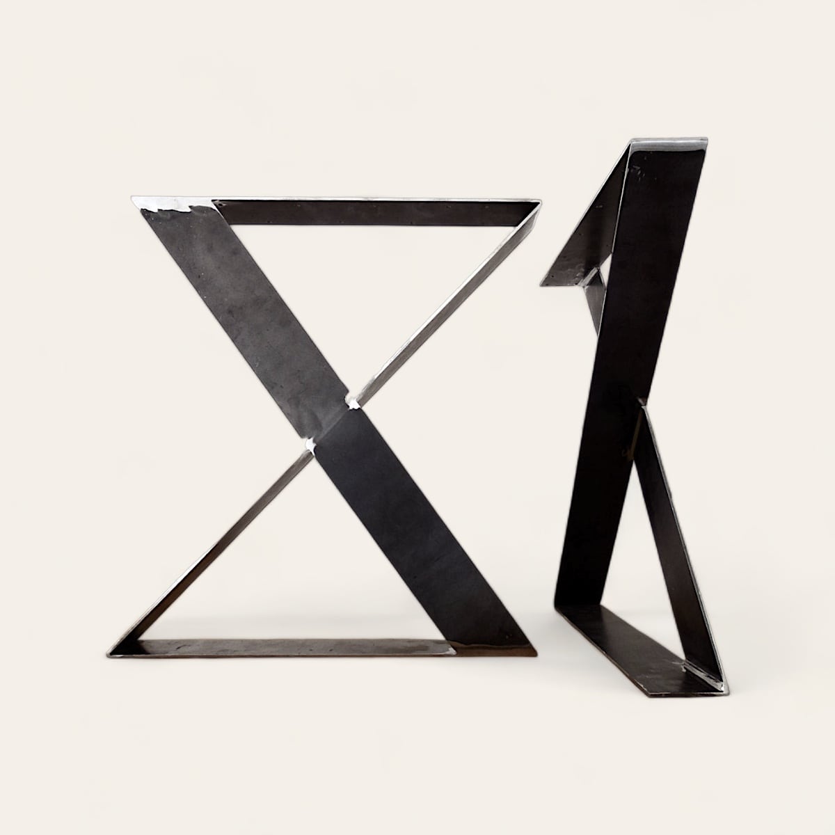 Pieds de Table en X Modernes – Modèle PMX10