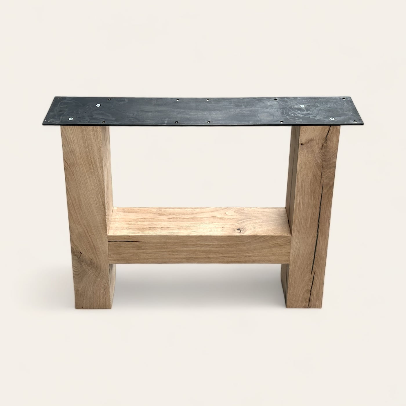 Pied de Table en Bois Massif en H - Modèle PB15