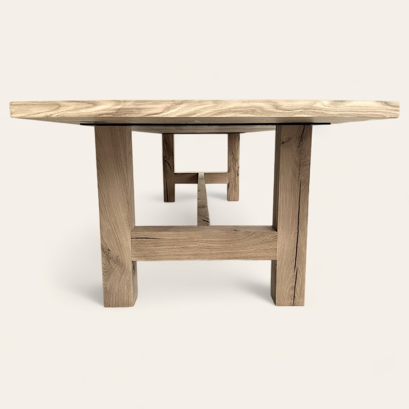Pied de Table en Bois Massif en H - Modèle PB15