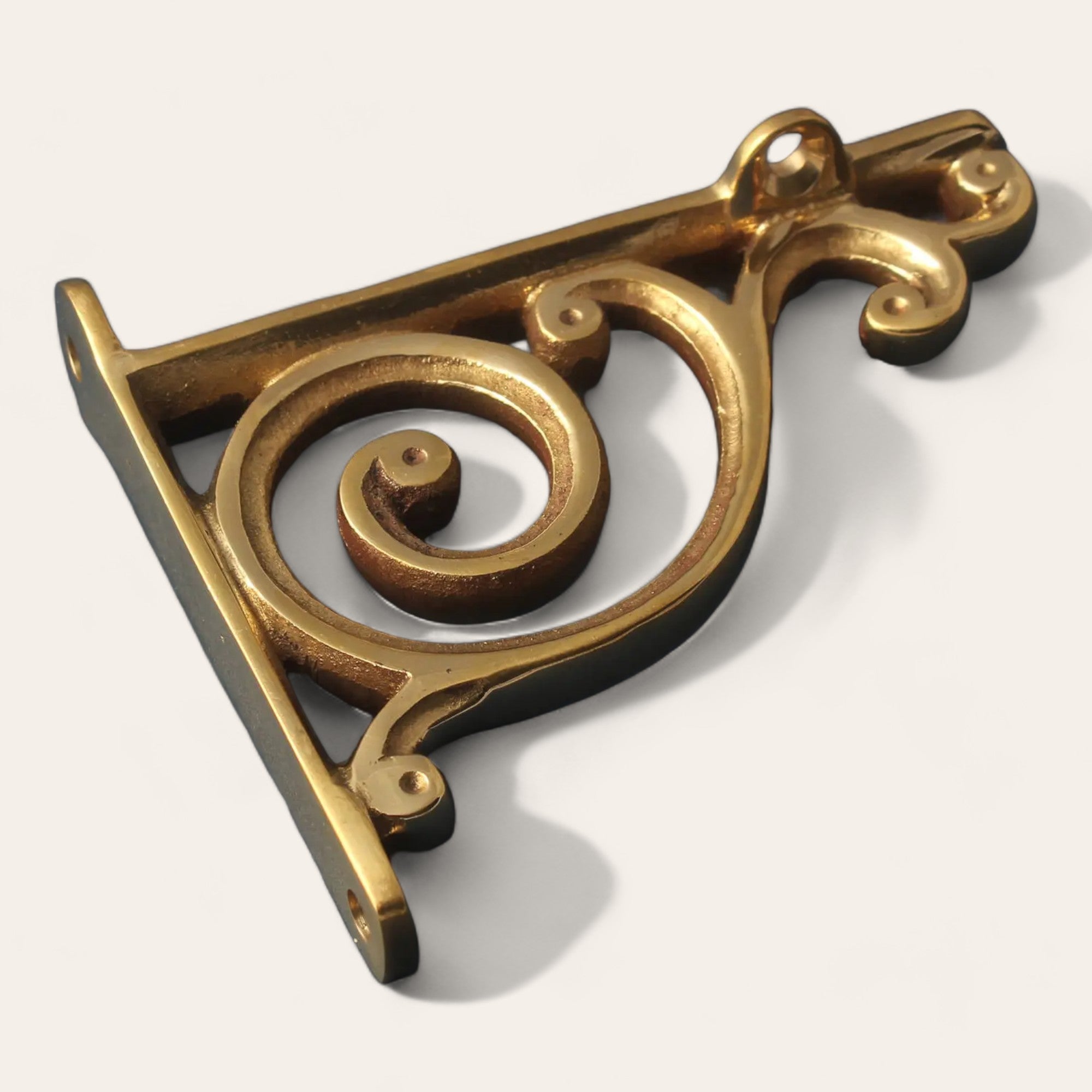 Support d'étagère Édouardien en Laiton SL - 10