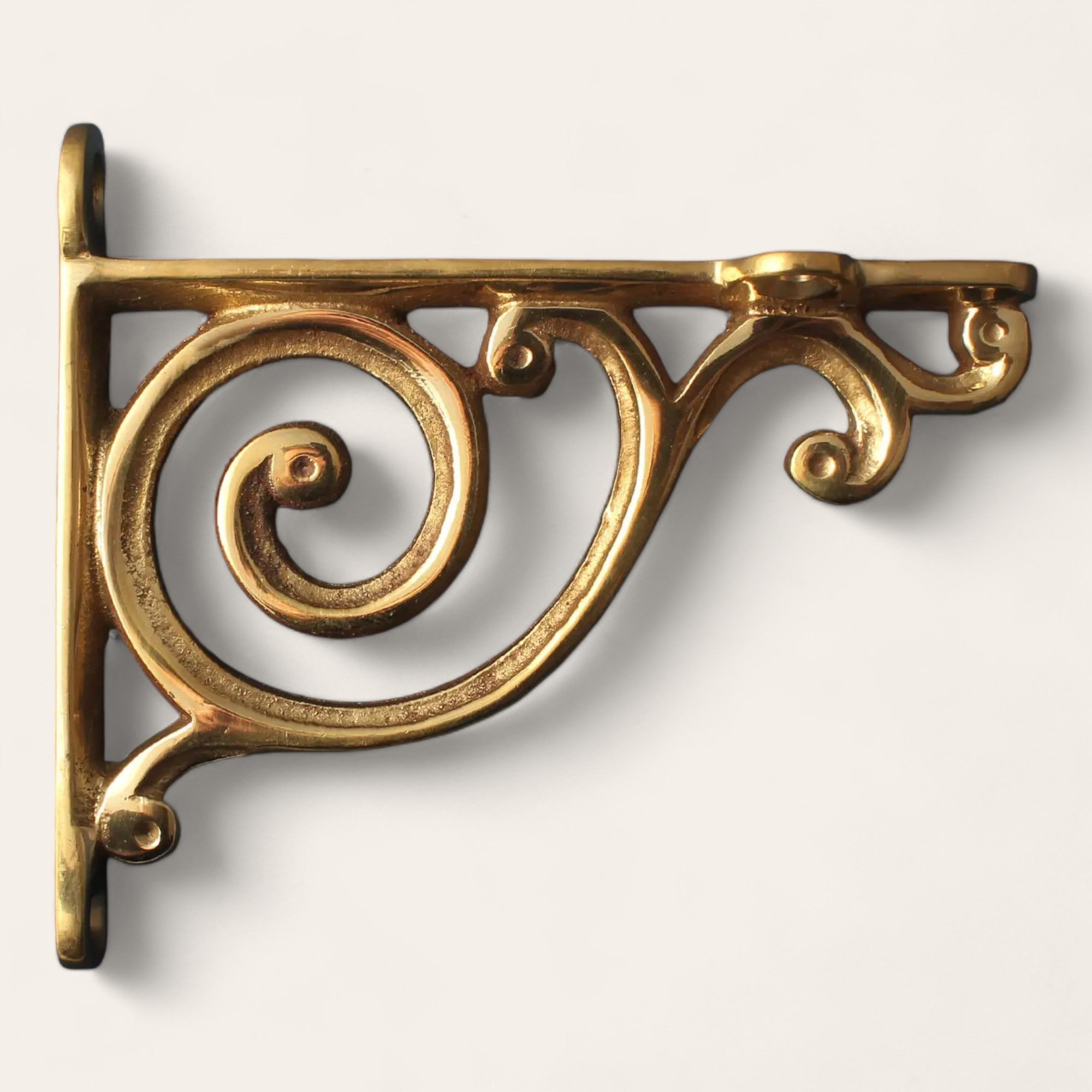 Support d'étagère Édouardien en Laiton SL - 10