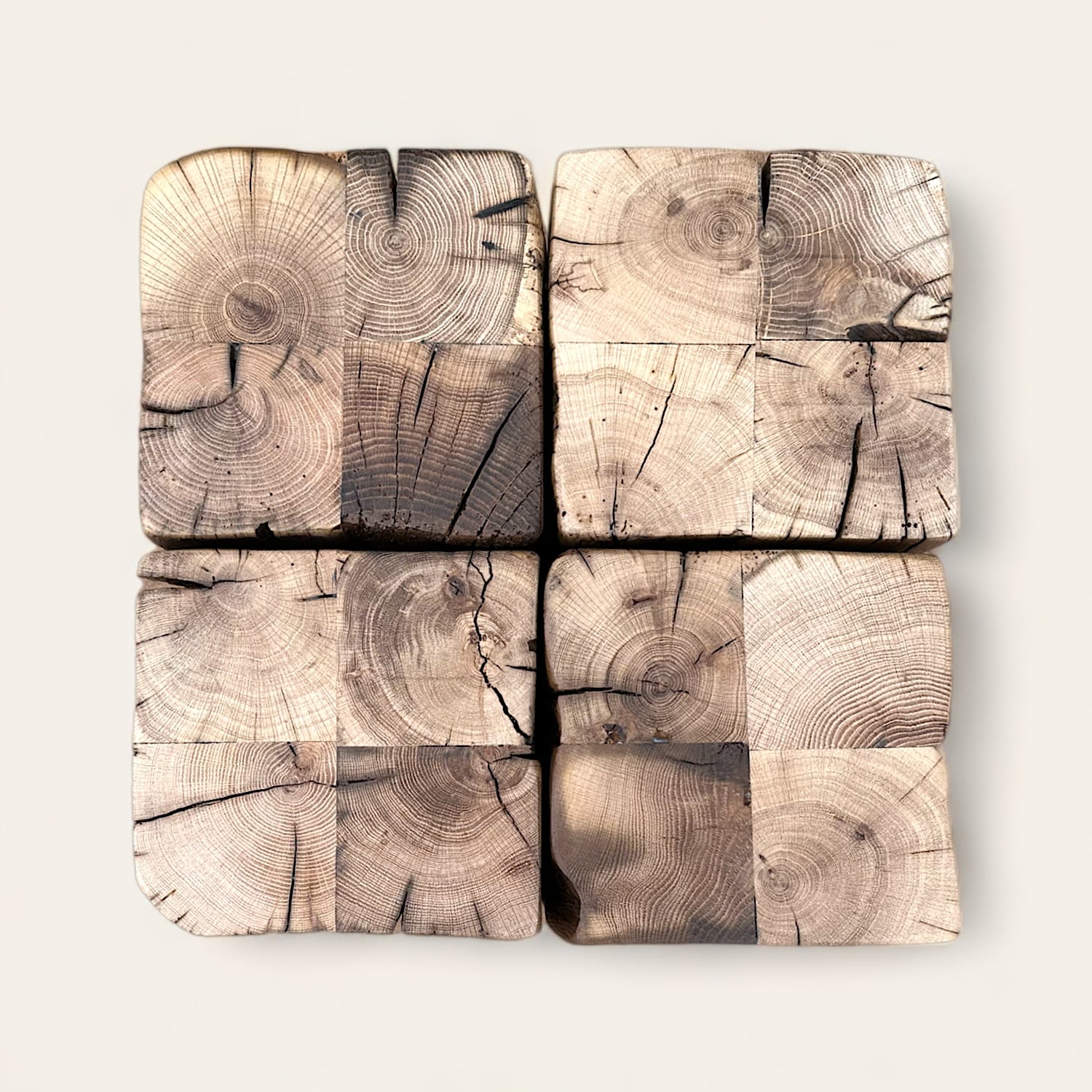 Tables d'appoint Modulo chêne massif