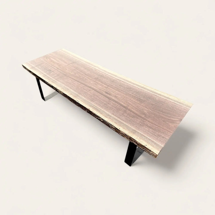 Table Alvera vue de trois quarts en plongée