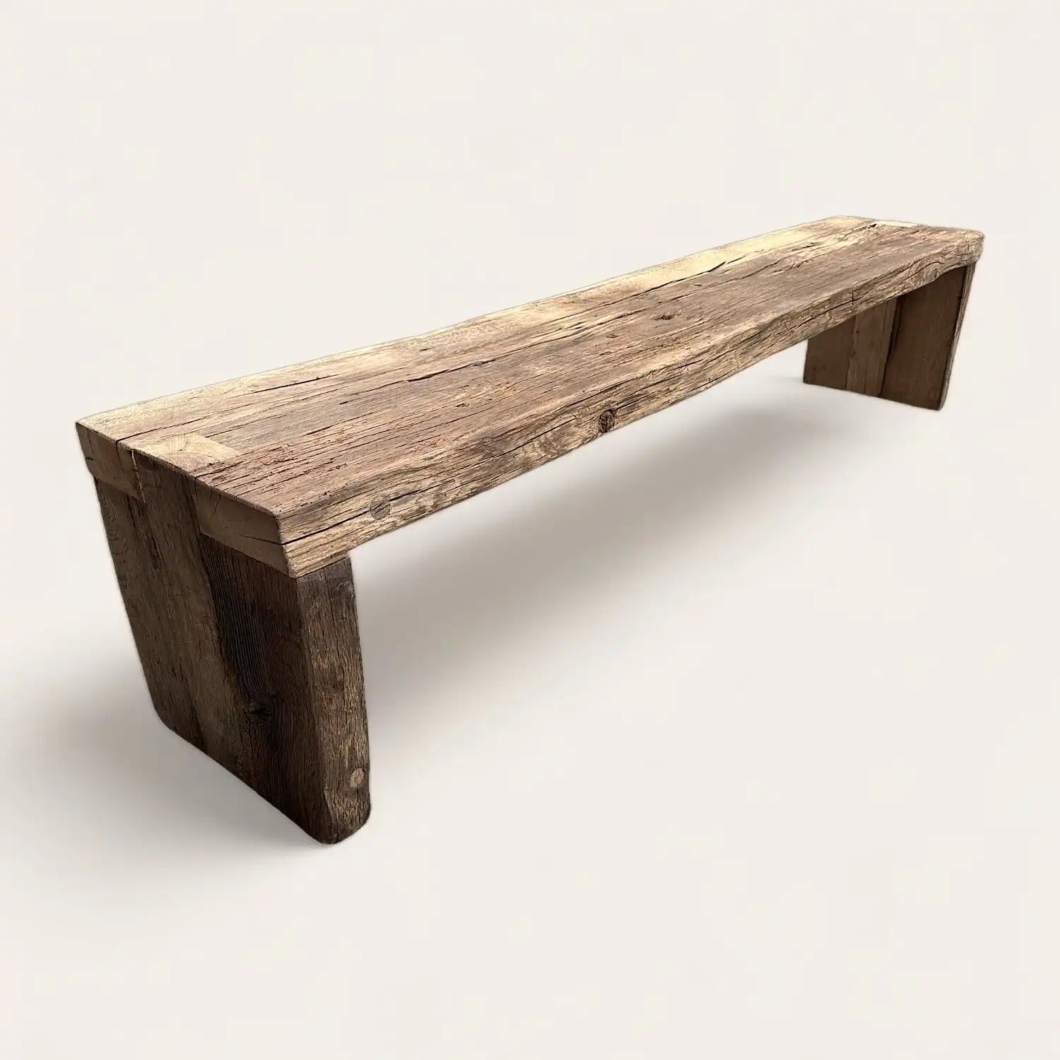 Banc Bastide en vieux chêne