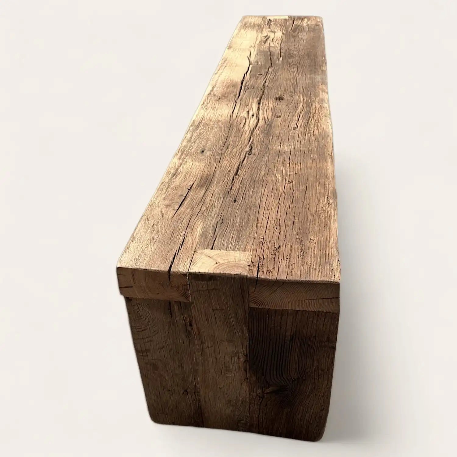 Banc Bastide en vieux chêne